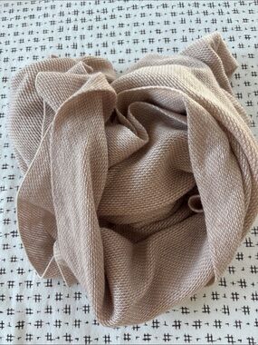 Smartwool Snowline Point scarf, rose tan, wool blend, 94x15”